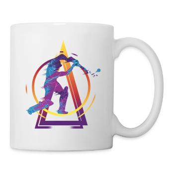 Cricket Cricketer Batsman Sport Vintage - Mug - white - Right