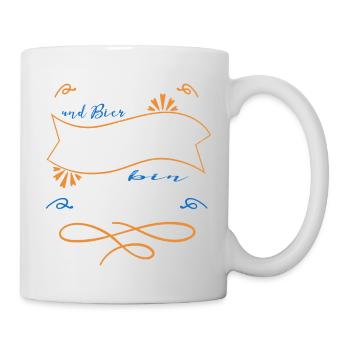 humor feiern geburtstagsgeschenkidee schäferhund - Tasse - Weiß - Rechts