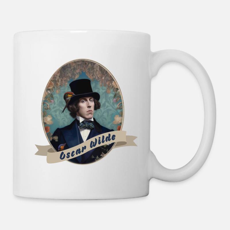 Portrait du Dandy - Oscar Wilde - Mug blanc - blanc