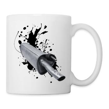 Another exhaust: hot sound, cool exhaust fumes - Mug - white - Right