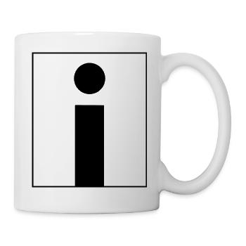 Lettre alphabet i - Mug blanc - blanc - Droite