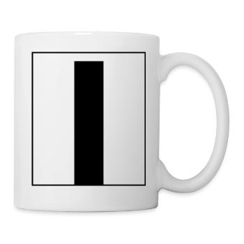 Letter alphabet l - Mug - white - Right