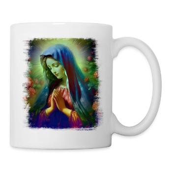 Holly Mary Maria Madonna Mariana Virgin Mary Holy - Mug - white - Right