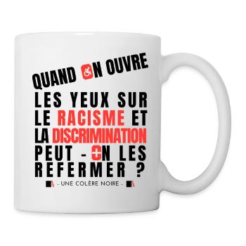 Faite l'amour pas la guerre, peace and love - Mug blanc - blanc - Droite