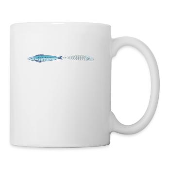 Poisson Fisch - Mug blanc - blanc - Droite