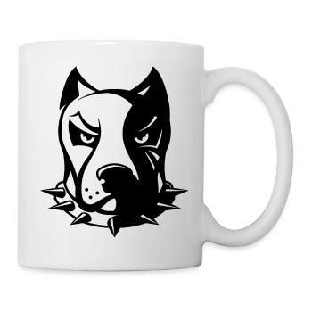 Hund - Tasse - Weiß - Rechts