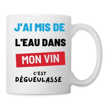 Water in my wine. Humor birthday gift party - Mug - white - Right