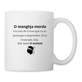 Corse dans le cœur - Mug blanc - blanc - Droite