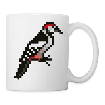 Vogel - Tasse - Weiß - Rechts