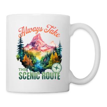 Hiking Hiking Mountains Mountaineering Climbing Nature - Mug - white - Right