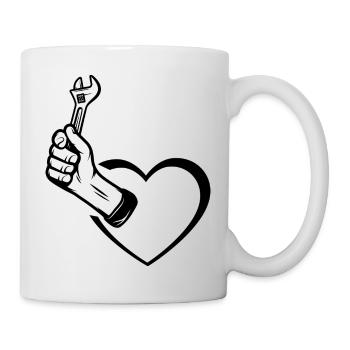 Artisan bricoleur Artisan Artisan Outil Construction - Mug blanc - blanc - Droite