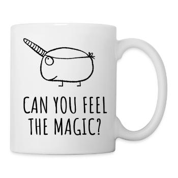 Pouvez-vous sentir la magie - Cochon d’Inde licorne - Mug blanc - blanc - Droite