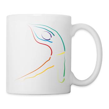 yoga pilathes - Tasse - Weiß - Rechts
