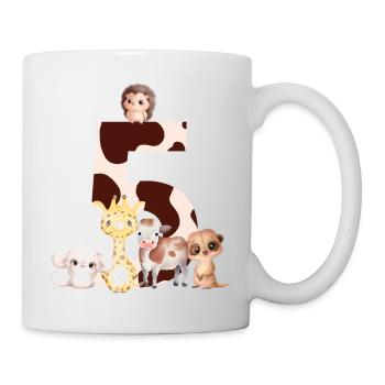 5th Anniversary - Fifth Anniversary Animals - Mug - white - Right