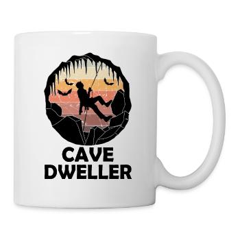 Cave Dweller - Caving - Cave Explorer Speleology - Mug - white - Right