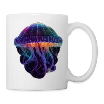 Galaxy Qualle - Tasse - Weiß - Rechts