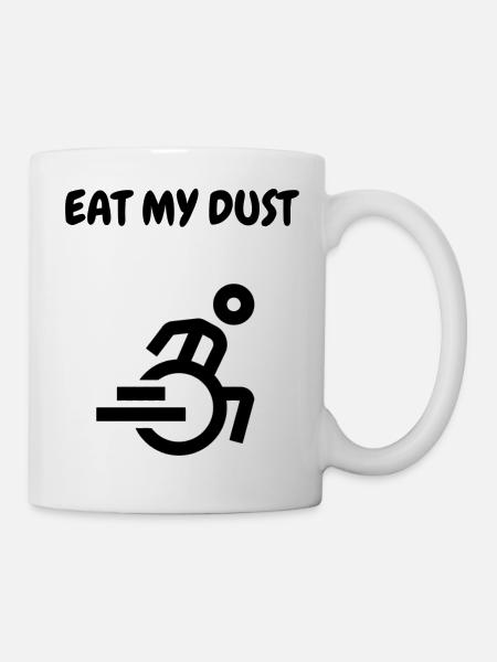 Iss mein Pulver - Tasse - Weiß