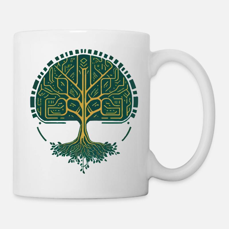 Arbre de vie viking - Mug blanc - blanc