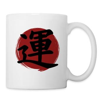 Kanji chance - Mug blanc - blanc - Droite