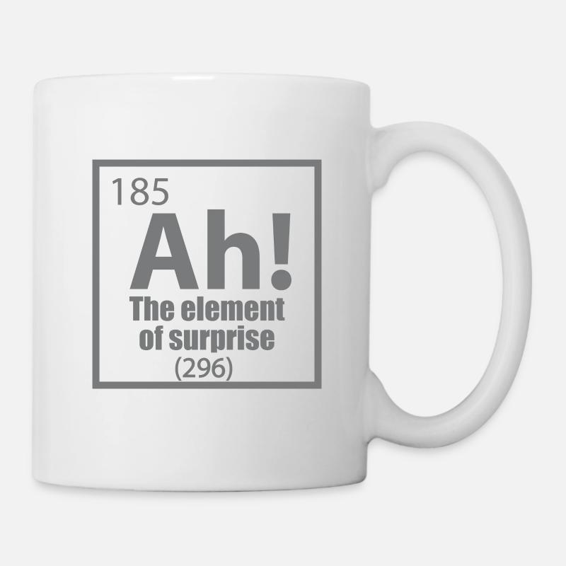 Ah! Das Überraschungsmoment - Tasse - Weiß