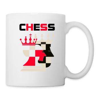 Paire d’échecs - Mug blanc - blanc - Droite