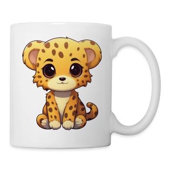 Guépard Kawaii - Mug blanc - blanc - Droite