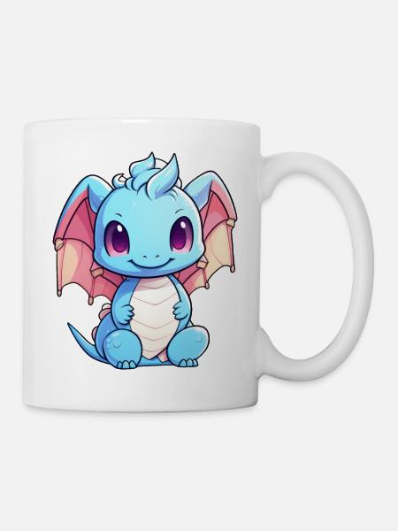 Baby Drache - Tasse - Weiß