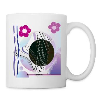Fantasy Ornament Flowers - Mug - white - Right