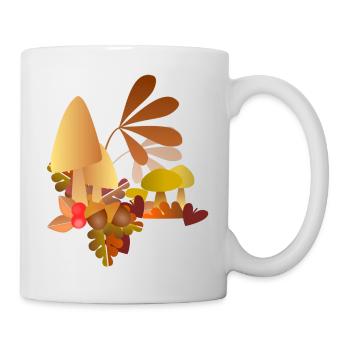 autumn fantasy - Mug - white - Right