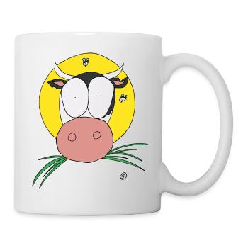 Cow is watching you - Mug - white - Right