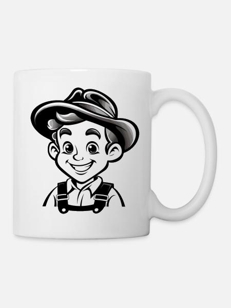 Country Boy - Tasse - Weiß