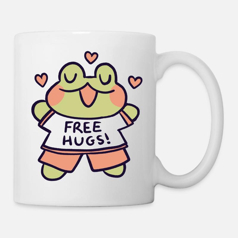 Gratuit Hugs Frog - Mug blanc - blanc
