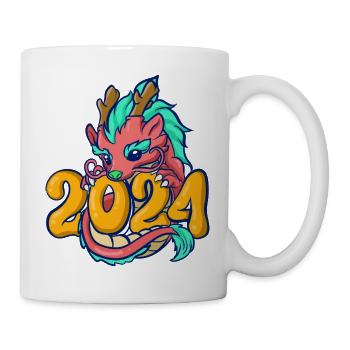 Chinesisches Neujahr Drache China Asian I Geschenk - Tasse - Weiß - Rechts