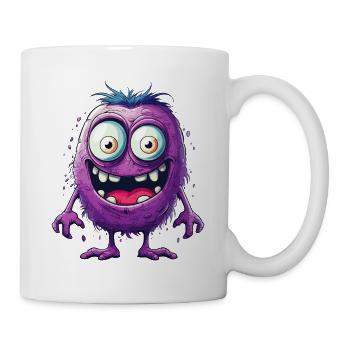 Halloween Monster Zombie Effrayant Costume d’horreur - Mug blanc - blanc - Droite