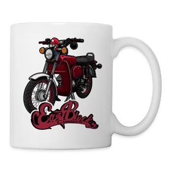 S51 (burgundy) // Illustration - Mug - white - Right