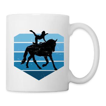 Team vaulting, horse performance, balance exercises - Mug - white - Right