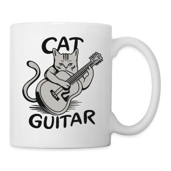 Gitarrist - Tasse - Weiß - Rechts