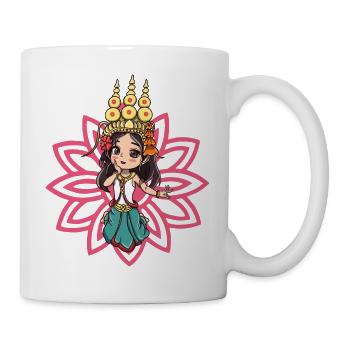 Cambodia Tradition Dance Khmer Apsara I Gift - Mug - white - Right