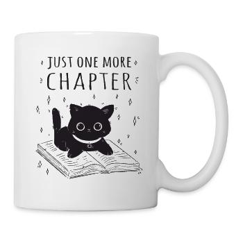 Just one more chapter Bookworm Cat - Mug - white - Right