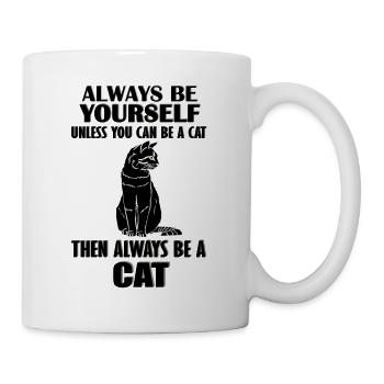 Soyez toujours vous-même chat - Mug blanc - blanc - Droite
