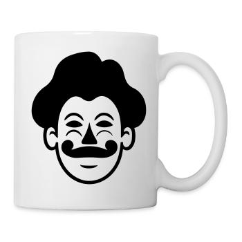 Clown - Tasse - Weiß - Rechts