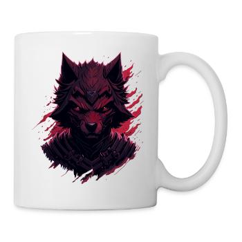 Wolf Evil Ninja Dark Fox - Mug - white - Right