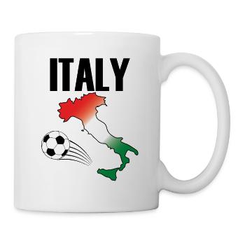 Italy Flag Italian Fan - Mug - white - Right