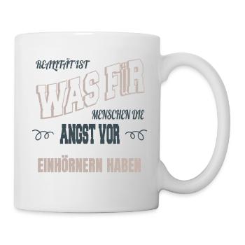 aschenbecher lieben spruch bday geburtstag - Tasse - Weiß - Rechts