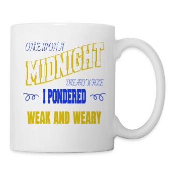 book cat wine better book worm gift idea book fan - Mug - white - Right