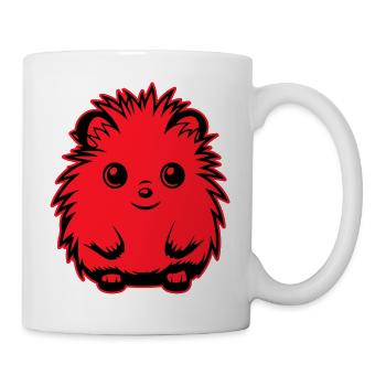 Igel Niedlich Süß Baby - Tasse - Weiß - Rechts