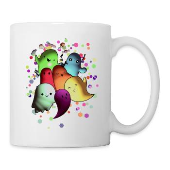 Fête fantôme - Mug blanc - blanc - Droite