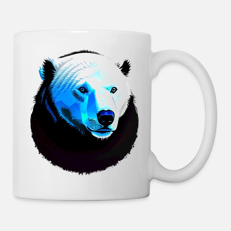 Polar Bear Majesty Illustration - Mug - white