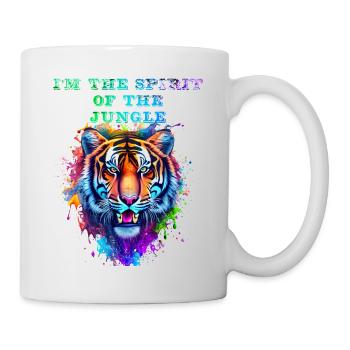 Ich bin der Geist des Dschungels - Tasse - Weiß - Rechts