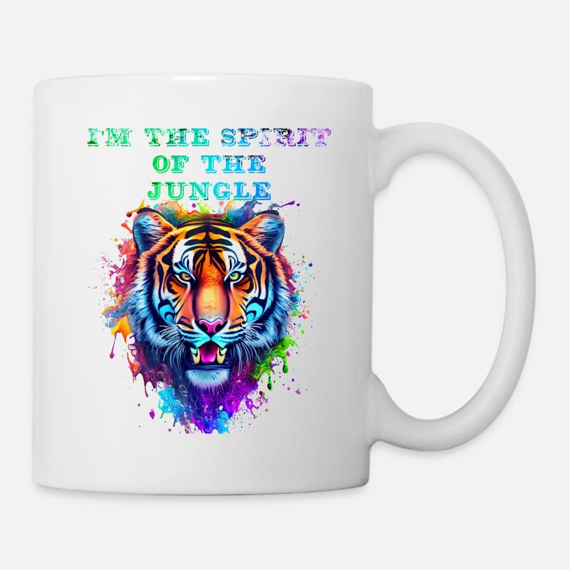 Ich bin der Geist des Dschungels - Tasse - Weiß